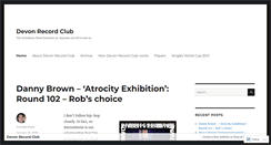 Desktop Screenshot of devonrecordclub.com